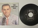 RARE  1963 GEORGE JONES YOU COMB HER HAIR 45 RECORD SINGLE PICTURE SLEEVE UA-578