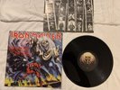 IRON MAIDEN The Number of the Beast original Vinyl 1982 LP EX w/ Lyric Sleeve