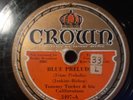 CROWN 3497 - Tommy Tucker  and his Californians Blue Prelude 1933  78rpm Shellac