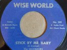 THE SALVADORS - Stick By Me Baby - WISE WORLD - 60's NORTHERN SOUL -70's RE