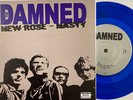 Q20 *WTF * UBER RARE - New Rose - Blue VINYL The Damned - Nasty Live 1985 - RARE