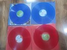 The Beatles 1962-1966 RED VINYL & 1967-1970 BLUE Vinyl LP ALBUM Apple VG