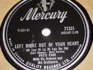Mercury 71331 Patti Page Left Right Out of Your Heart 78 RPM E+ E+