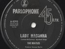 THE BEATLES 45: LADY MADONNA/THE INNER LIGHT AUSSIE PARLOP 8293  NM & EX+ 1968
