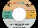 Doo Wop R&B 45 THE STARLIGHTERS I Cried / You're The One To Blame END VG+ OG