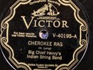 Big Chief Henry's Indian String Band VICTOR 40195 E+ 