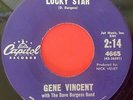 GENE VINCENT Lucky Star 1961 CAPITOL Rockabilly 45 RPM 4665 EX+/EX Dave Burgess
