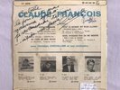 Rare 45t EP Claude François 2 Autographes dédicaces signé 2 Fois Cloclo Philips