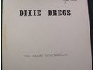 Rare Dixie Dregs The Great Spectacular White Cover Stereo Lp - Steve Morse 1975