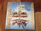 Iron Maiden signed copy The Clairvoyant 7 in clear vinyl EMS79