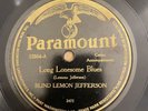 BLUES 78 Blind Lemon Jefferson LONG LONESOME BLUES/GOT THE BLUES Paramount 12354