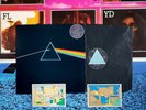 PINK FLOYD Dark Side of the Moon - Solid Blue Triangle A2/B2 posters+stickers NM