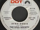 The Soul Society - Afro-Desia / Sidewinder. Funky Latin Jazz 45.