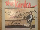Autographed By The Band - The Kinks - Give The People What They Want 1981 ARISTA