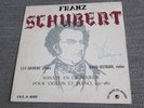 OISTRAKH (signed), OBORIN - SCHUBERT Violin Sonata LE CHANT DU MONDE 8