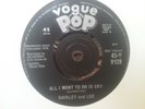 SHIRLEY and LEE-ALL I WANT TO DO IS CRY-VOGUE POP LABEL-UK ISSUE-1958