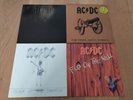 4 x AC/DC Vinyl, Back In Black, For Those About To Rock, Flick Of The Switch + 1
