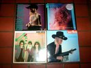 JOHNNY WINTER ( 4 ) LP lot: SERIOUS BUSINESS / RAISIN' CAIN / GUITAR SLINGER + 1