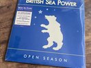 BRITISH SEA POWER Open Season 2301 of 2500 BLUE vinyl + PIC DISC NEW sealed NM