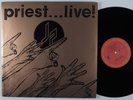 JUDAS PRIEST Priest...Live  COLUMBIA 2XLP VG++ embossed gatefold z