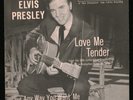 Elvis Presley 45 Record 47-6643 Love Me Tender / Anyway You Want Me Black White