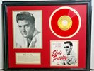 ELVIS PRESLEY: THAT'S ALL RIGHT-SUN RECORDS RED VINYL 45 RPM No. 209 WALL PLAQUE