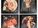 KYLIE MINOGUE 4x PICTURE DISCS - Giving You Up Slow Chocolate Red Blooded Woman