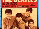The Beatles-I'll Cry Instead/I'm Happy Just To Dance With You-Vinyl 45 w/Pic Slv