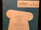 ADOLF BUSCH violin - BEETHOVEN Sonata #9 Kreutzer - SERKIN - COLUMBIA ML 4007 LP