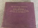 Queen. The  Kings Speech . The recored speeches of king grorge V 78rpm records