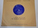 VOICE OF MUSIC HIGH FIDELITY Demonstration Record Trio-o-Matic Turntable Capitol