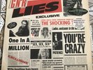 GUNS N ROSES - G N R LIES VINYL LP UNCENSORED INNER