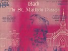 3 lp box  bach  the st. matthew passion