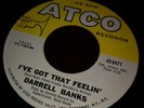 Darrell Banks I've  got that feeling Atco EX Northern soul