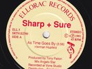 SHARP AND SURE As Time Goes By RARE M- UK only 45 modern soul synth boogie HEAR