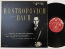ROSTROPOVICH Plays Bach Suite 2, 5 For Cello Solo VANGUARD LP EX air, adagio