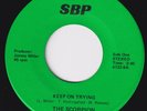 THE SCORPION Keep On Trying / Leo  M- sweet soul 45 funk lowrider HEAR