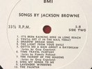 Nina Music Publishing Jackson Browne Demo RARE LP in Original Electra Sleeve VG+