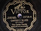 The Carter Family VICTOR 23716 V+/V RARE  