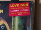 Kiss Love Gun 45th Anniversary Gold Colored Vinyl Record LP new  sealed in hand