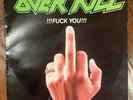 Overkill - Fuck You  EP (1987) Metallica Venom Exodus Slayer Vinyl Lp