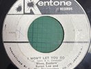 BLUES BUSTERS BYRON LEE I Wont Let You Go KENTONE FEDERAL FBL4069 1964 JA 7”