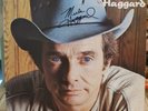 Merle Haggard Autographed Back To The Barrooms LP SIGNED ON FRONT COVER PROOF