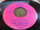Four Below Zero 1976  E.S.P.  P&P    Parts 1 & 2 45 RPM record  RARE SOUL  C124