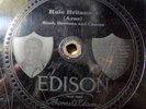 Rule Britannia EDISON RECORD 1914 God Save The King New York Military Band 50185