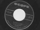 HALLOWEEN POPCORN bw ROCKABILLY 45 - STEVE BLEDSOE- PEABODY'S TOMB -HEAR - SCOPE