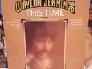 WAYLON JENNINGS THIS TIME 1974 SIGNED AUTOGRAPHED RCA VINYL LP RECORD ALBUM