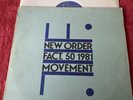 New Order. Movement. Original UK First Press. 1981  FACT 50. Vinyl Original