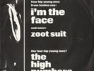 HIGH NUMBERS 45: I'M THE FACE b/w ZOOT SUIT  UK BACK DOOR 4  EX+ & EX+ 1980  RE.