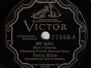 Fanny Brice 78 VICTOR 21168 My Man / The Song Of The Sewing Machine SH2G